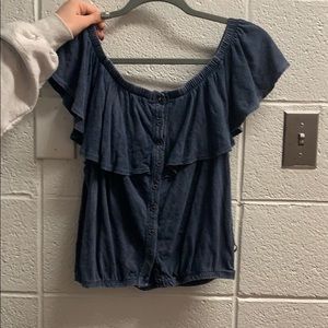 Off the shoulder Free People shirt